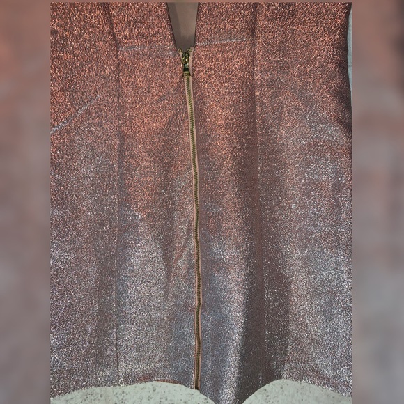 Beautiful Sparkle Pink/Silver Reflective Dress - Picture 3 of 4